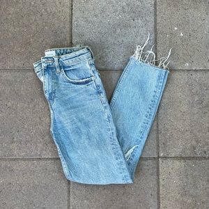 Zara crop skinny jeans